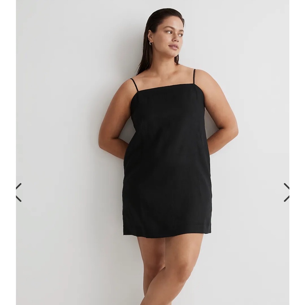 Madewell 100% Linen Goldie Mini Dress